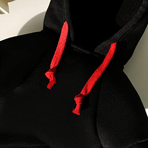 2 Pieces Dog Hoodie Love Foot Prints for Dog Clothes Holiday Festival Dog Dresses Puppy Hoodies Party Costumes Doggie Coat Cat Outfits Dog Sweatshirt for Small Dogs Cats Boy Girl Puppy Clothes