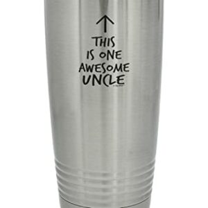 Best Uncle Gifts For Uncle This Is One Awesome Uncle 20oz Stainless Steel Insulated Travel Mug With Lid