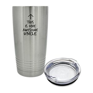 Best Uncle Gifts For Uncle This Is One Awesome Uncle 20oz Stainless Steel Insulated Travel Mug With Lid
