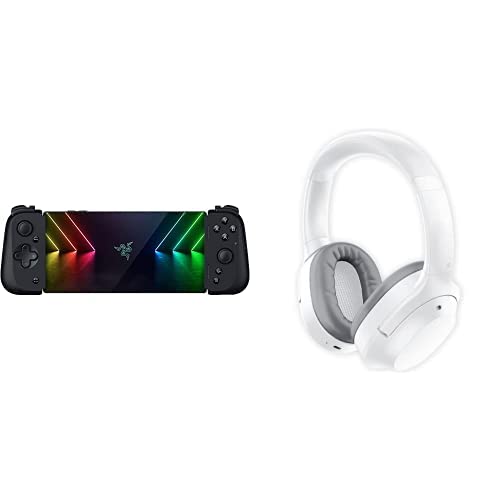 Razer Kishi V2 Mobile Gaming Controller for Android Opus X Wireless Low Latency Headset: Mobile Gaming Bundle