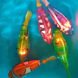 LeMall 5PCS Interactive Robot Swimming Fish Toys for Cat,Best Water Cat Toy for Indoor Cats,Best Kitty Playground,Play Fishing,Moving Battery Included(10pcs)