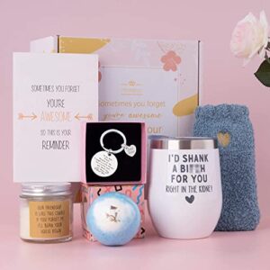 long distance friendship gifts, funny gifts for women, best friend birthday gifts for women, sister gifts for women, unique self-care kit friendship gift for friend bestie girl soul sister