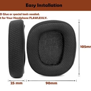 DowiTech Noise Isolation Headset Ear Cushions Replacement Ear Pads Headphone Earpads Compatible with Logitech G935 G933 G633 G533 G233 Wireless Gaming Headphone