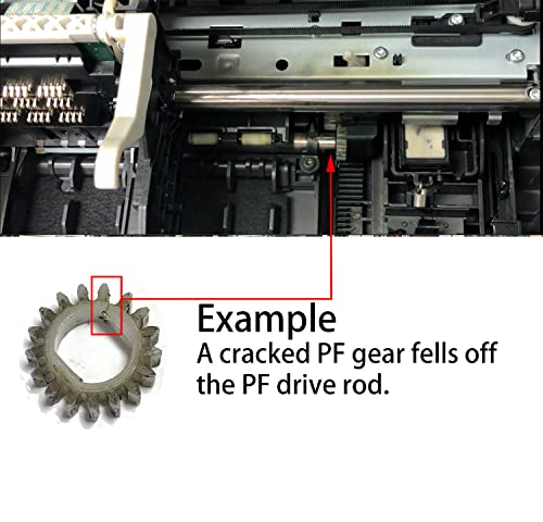 BCH Paper Feed (PF) Gear or HP 80xx Series - Fix OfficeJet Pro 8012 8025 Printhead Carriage Stuck