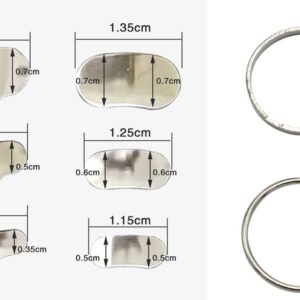 Tazrigo 100Pcs/Set Dental Sectional Contoured Matrices Matrix Ring Delta with 40Pcs Add-On Wedge