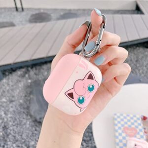 Airpods 3rd Generation Case Cover,3D Cute Cartoon Anime Funny for Kids Girls Teens Boys Cover, IMD Process TPU Pink Fashion Character Design Airpods 3 Case