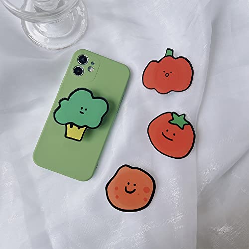 ONLYOU GRIPTOK Phone Grip Korea Grip Tok Vegetables Design Simple Cute Funny Unique Phone Stand Drop Prevention Matching Women Potatoes