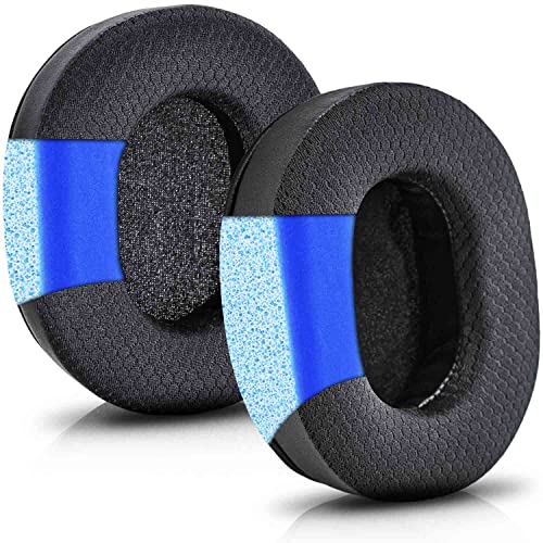 Arctis Pro Thicker Cooling Gel Earpads Compatible with Arctis Pro, Arctis 7/5/3/1, Arctis 9X, Arctis 7X, Arctis 7P, RIG 800 Series, ATH M50X, M40X, MDR-7506 V6 Headphones (Breathable Mesh)