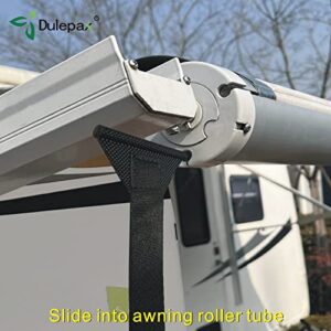 Dulepax RV Awning Pull Straps, 96 Inches Long Straps with Welding Polycord Technology. Universal Patio Awning Pull Straps (1 Units)