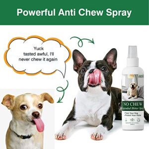 SUNTON Bitter Spray for Dogs to Stop Chewing Dog Deterrent Spray, Training Aid for Dogs, Puppies, Pet Behavior Corrector, No Chew Licking of Fur, Bandages, Wounds, Shoes and Furniture