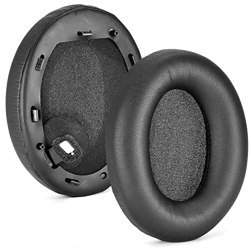1000XM4 Replacement Earpads Noise Canceling Ear Cushions Quite-Comfort Protein Leather Ear Covers Earmuff Repair Parts for Sony WH-1000XM4 Over-Ear Wireless Headphones (Black)