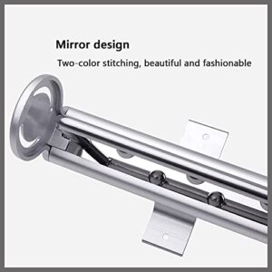 SYTH Retractable Metal Closet Valet Rod, Closet Pull Out Rod Wardrobe Hanger Rack Bar, Heavy Duty Extendable Valet Rod Clothing Mount Top Mount, with Screws,5 Pcs Pants Rack