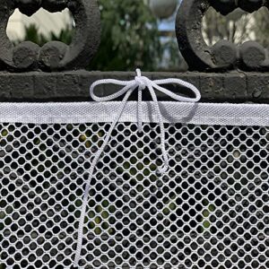 TTEDOYE Cat Balcony Rail Net Cat Anti-Fall Netting Pet Balcony Mesh Fence Net Child Safety Screen Protection Crib Mesh for Pets