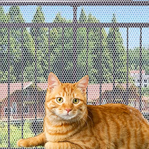 TTEDOYE Cat Balcony Rail Net Cat Anti-Fall Netting Pet Balcony Mesh Fence Net Child Safety Screen Protection Crib Mesh for Pets