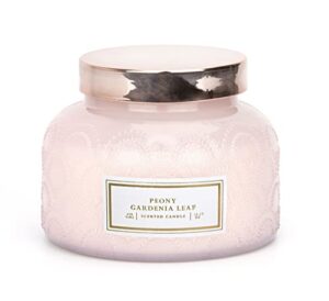 hybrid peonygardenia-leaf long burning time scented candles with strongly fragrance natural soy wax 16oz