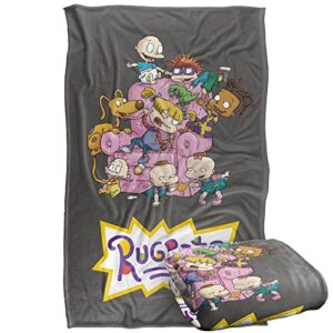 rugrats blanket, 36"x58" rugrats chair silky touch super soft throw blanket
