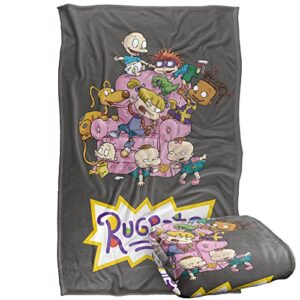 Rugrats Blanket, 36"x58" Rugrats Chair Silky Touch Super Soft Throw Blanket