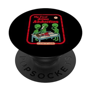 my first alien abduction vintage childgame horror goth punk popsockets swappable popgrip