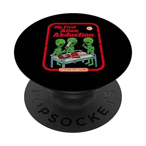 My First Alien Abduction Vintage Childgame Horror Goth Punk PopSockets Swappable PopGrip