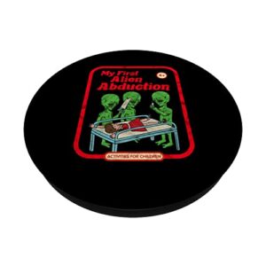 My First Alien Abduction Vintage Childgame Horror Goth Punk PopSockets Swappable PopGrip