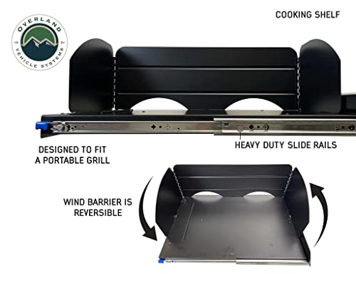 Overland Vehicle Systems OVS Camp Cargo Box Kitchen with Slide Out Sink, Cooking Shelf and Work Station