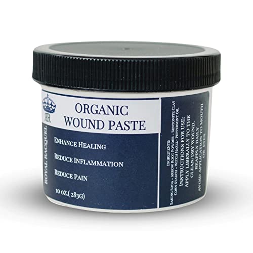 ROYAL RACQUEL (10 oz Organic Wound Care Paste for Horses, Dogs, Cats. Wound Care for Pet Healing, Quick Acting Formula for Relief from Scratches, Mud Fever, Girth Rot, Proud Flesh, and Summer Sores