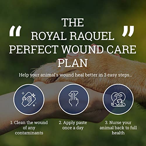 ROYAL RACQUEL (10 oz Organic Wound Care Paste for Horses, Dogs, Cats. Wound Care for Pet Healing, Quick Acting Formula for Relief from Scratches, Mud Fever, Girth Rot, Proud Flesh, and Summer Sores