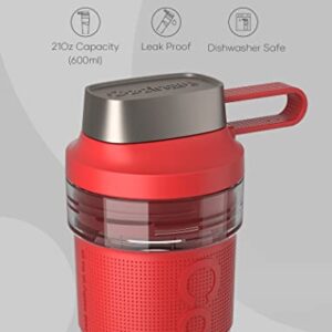 Cocinare GoPower Elite Blender (Red) & Blender Cup (Red)