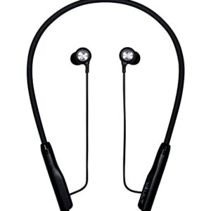 Vault Play Bluetooth Neckband Headphones with Magnetic Earbuds with in-line Mic for Smartphones, Tablets, PC & Laptop