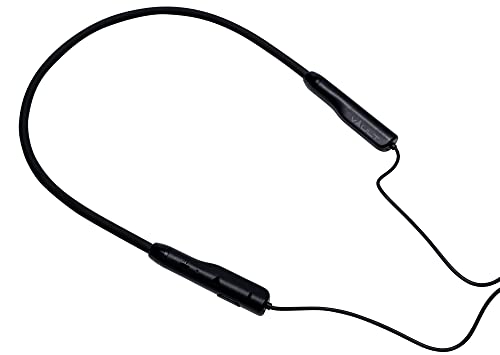 Vault Play Bluetooth Neckband Headphones with Magnetic Earbuds with in-line Mic for Smartphones, Tablets, PC & Laptop