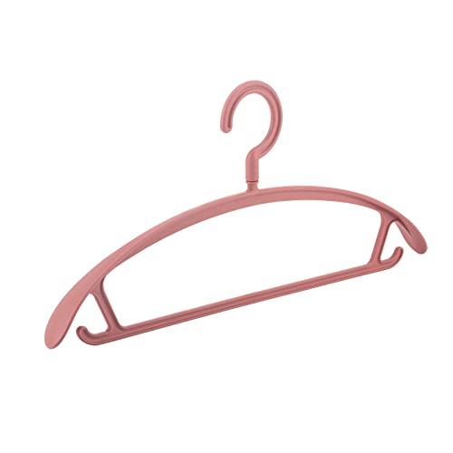 xsyi Household Traceless Clothes Hanger Plastic widening and Thickening Adult Clothes Hanging and Storage Non Slip Clothes Support Clothes Rack Clothes Hanger red