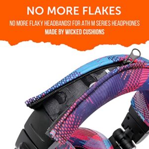 WC PadZ & BandZ Bundle - Replacement Earpads and Headband Cover for ATH M50X and M Series Headphones | Speed Racer Pack