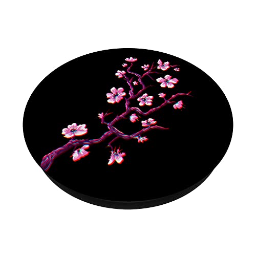 Vaporwave Japan Style Japanese Cherry Blossom Sakura PopSockets Swappable PopGrip