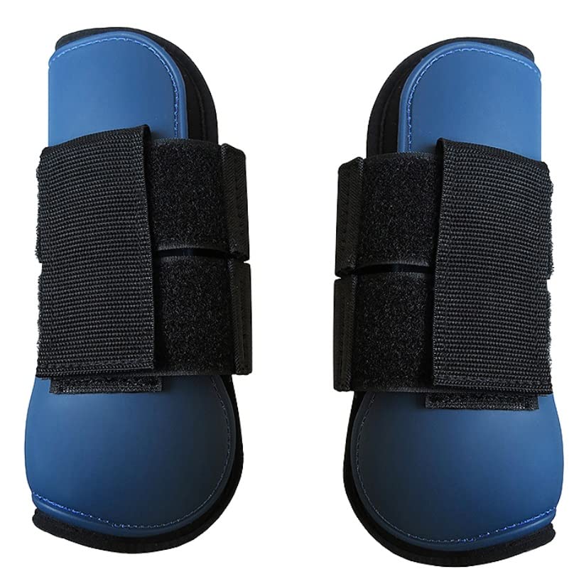 N/A Horse Tendon Boot, Horse Fetlock Boot to Protect Horse's Legs (Color : Blue, Size : M Code)