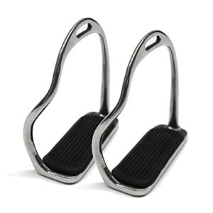 n/a stainless steel horse riding saddle accessories stirrups anti-skid pedal equestrian equipment (color : as shown, size : one size)
