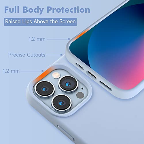 Kimguard Silicone Magnetic Case for iPhone 12/12 Pro Magsafe Case Silicone Phone Case with Microfiber Lining for iPhone 12/12 Pro 6.1 inch 2021,Purple
