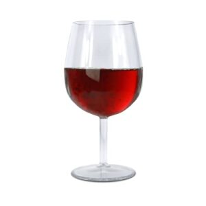 giant wine glass oversized (40 oz | 1.2l | acrylic plastic) - big wine glass that holds a bottle of wine | wine glass for whole bottle | huge full bottle of wine glass