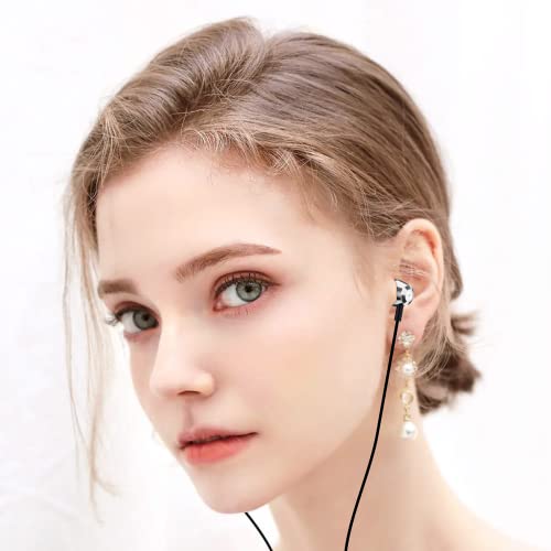 Tijjywwil Earphones,Earphones Wired with Built-in Microphone,Noise Isolating Wired Earbuds ,Metal Earphones,Fits All in-Ear Headphones with 3.5mm