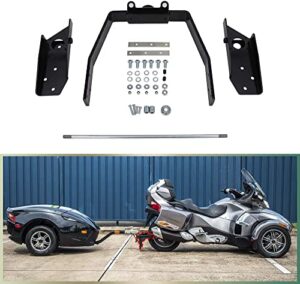 nixface upgraded trailer hitch receiver mount kit fit for 2008-2020 can-am spyder rt, rs, st, gs, f3-t and f3 limited