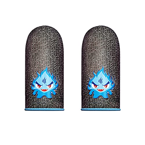 SamFansar Gaming Finger Gloves 1 Pair Useful Comfortable Mobile Game Thumb Gloves A