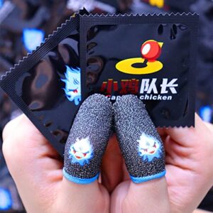 SamFansar Gaming Finger Gloves 1 Pair Useful Comfortable Mobile Game Thumb Gloves A