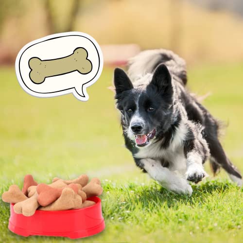 Crethinkaty 1 Pcs Bone Cookie Cutter, Plastic Cartoon Dog Bone, 3 Various Size for DIY Baking Fondant Biscuit Pastry Dog Treats