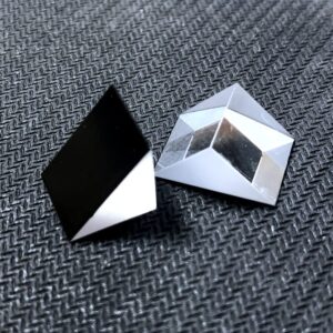 Right Angled Triangular Prism, N-BK7 (K9) Optical Components Glass for Precision Instruments Excellent, Physics, Light Refraction & Wavelength Experiments