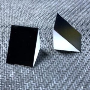 Right Angled Triangular Prism, N-BK7 (K9) Optical Components Glass for Precision Instruments Excellent, Physics, Light Refraction & Wavelength Experiments