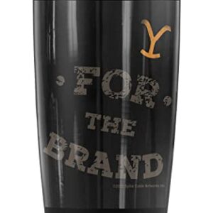 Logovision Yellowstone OFFICIAL Yellowstone For The Brand Stainless Steel 20 oz Travel Tumbler, Vacuum Insulated & Double Wall with Leakproof Sliding Lid