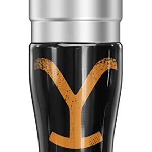THERMOS Yellowstone OFFICIAL Yellowstone Large Brand STAINLESS KING Stainless Steel Travel Tumbler, Vacuum insulated & Double Wall, 16oz