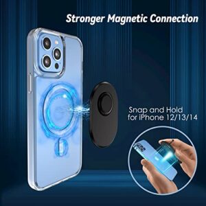 Magnetic Phone Ring Holder for iPhone 14 13 12 Series, Finger Ring Grip Stand Compatible with iPhone 14/14 Plus/14 Pro/14 Pro Max/13/13 Pro/13 Pro Max/12/12 Pro Max Phone Stand with Strong Magnet