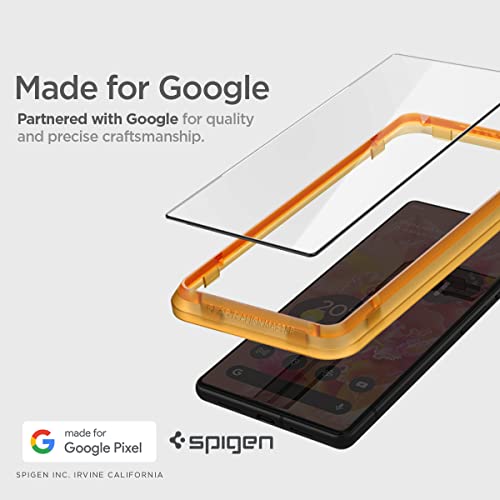 Spigen Tempered Glass Screen Protector [GlasTR AlignMaster] designed for Pixel 7 [Case Friendly] - 2 Pack