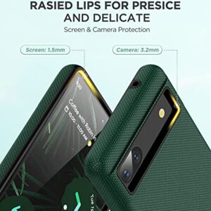 Kopbel for Google Pixel 6A Case [Military Grade Shockproof] with 2 Tempered Glass Camera Lens Protector, Dual Layer Protective Case for Pixel 8A Green