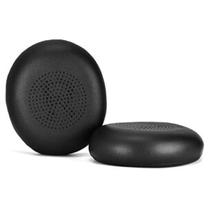 45H Ear Pads - defean Replacement Ear Cushion Cover Compatible with Jabra Evolve2 65 (65MS 65UC USB) / Evolve2 40 (40UC 40MS USB) / Elite 45h On-Ear Wireless Headset,Softer Protein Leather (Black)